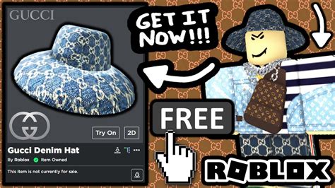 roblox gucci free hat|Gucci garden Roblox free.